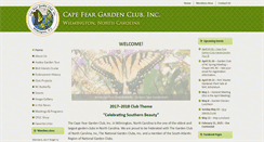 Desktop Screenshot of capefeargardenclub.org